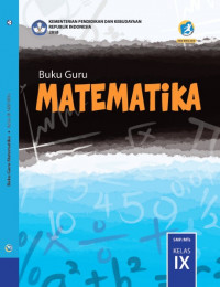 Buku Guru Kelas 9 (3 SMP): Matematika